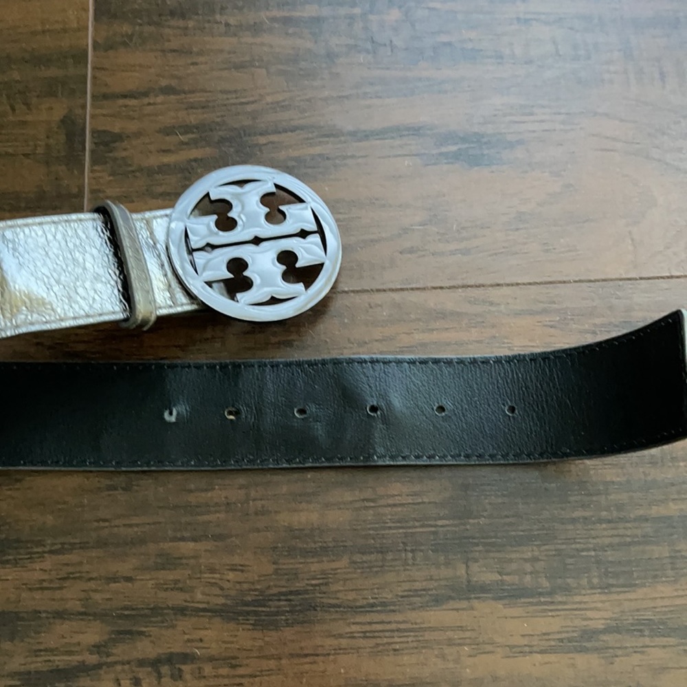 Tory Burch Silver Logo belt - Picture 4 of 6